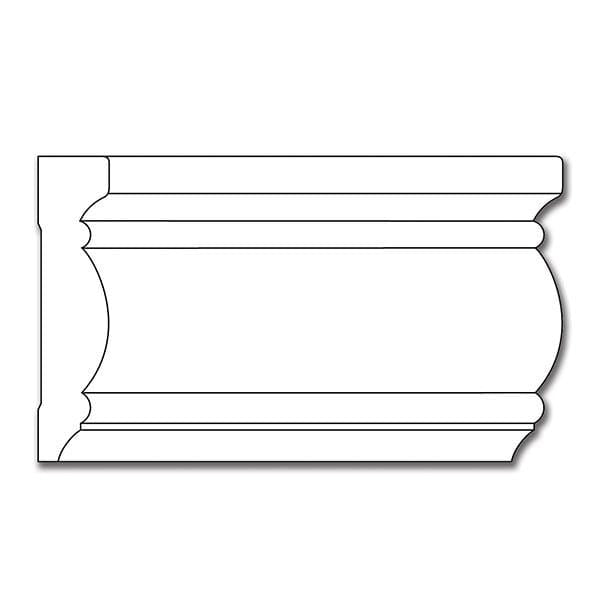 Traditional Casing, 3 1/2 ''w x 13/16''d — Mouldings.com