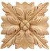 Traditional Collection, Traditional Rosette,  8"w x 8"h x 3/4''d Carved Rosettes Art For Everyday   