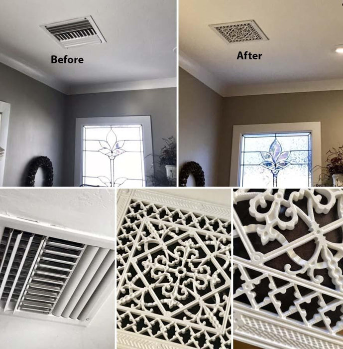 Arts and Crafts Grille for Duct Size of 16"- Please allow 1-2 weeks. Decorative Grilles White River - Interior Décor   