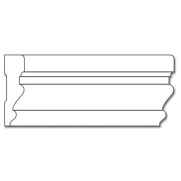 Traditional Casing, 2 1/2''w x 13/16''d — Mouldings.com