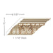 X-Large Acanthus, 1 1/16"w X 8 1/2"d Cornice Mouldings White River Hardwoods   