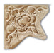 Filigree with Florets Medallion, 33 1/2'' x 33 1/2" x 2"d, 1 piece, Plaster Plaster Medallions White River Hardwoods   