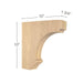 Contemporary Trim To Fit Corbel, 4  3/4"w x 36"h x 16"d Carved Corbels White River Hardwoods   