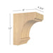 Cavetto Large Bar Bracket, 4  3/4"w x 12"h x 8"d Carved Corbels White River Hardwoods   