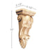 Small Fluted Corbel, 5 1/2''w x 10''h x 2 1/2''d Carved Corbels White River Hardwoods   