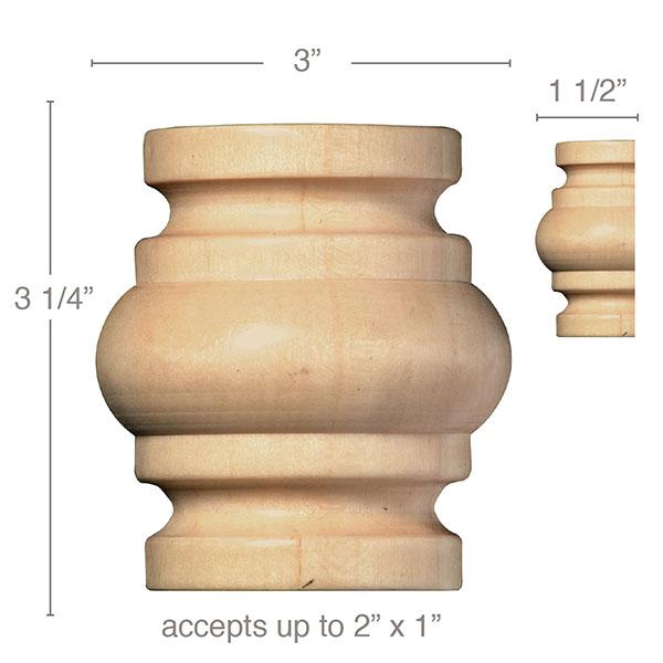 Large Splicer, 3''w x 3 1/4''h x 1 1/2''d, (accepts up to 2"w x 1"d), Sold 2 per package