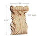 Large Acanthus Spool Corbel, (Sold 2 per card, complements large capitals and 3 1/2" friezes), 3 3/8''w x 3 3/4''h x 3/4''d Carved Onlays White River Hardwoods   