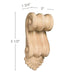 Medium Scrolled Corbel(Sold 2 per card), 3''w x 5 1/2''h x 1 3/4''d Carved Corbels White River Hardwoods   