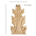 Medium Acanthus Leaf, 4"w x 7"h x 7/8"d Carved Onlays White River Hardwoods   