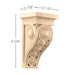 Small Infinity Corbel, 3 1/2"w x 6 5/8"h x 3 7/8"d Carved Corbels Brown Wood, Inc   