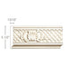 Shell and Fret (Repeats 16 MT=1), 5 1/2''w x 13/16''d Friezes White River Hardwoods   