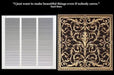 Louis XIV style grille for Duct Size of 12"- Please allow 1-2 weeks. Decorative Grilles White River - Interior Décor   