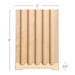 Extra Large Fluted Pilaster, 5"w x 3/4"d x 8' length, Resin is priced per 8' length Carved Mouldings White River Hardwoods   