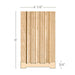 Reeded Pilaster large, 4 1/4''w x 3/4''d x 8' length, Resin is priced per 8' length Carved Mouldings White River Hardwoods   