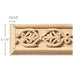 Large Running Palmette Frieze(Repeats 9 3/4), 5 1/4''w x 13/16''d x 8' length, Resin is priced per foot. Carved Mouldings White River Hardwoods   