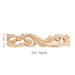 Pierced Acanthus Scrolls Frieze, 3"w x 3/4"d, repeat 13,  x 8' length, Resin is priced per 8' length Carved Mouldings White River Hardwoods   