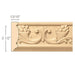 Cornucopias(Repeats 8), 3 1/2''w x 13/16''d x 8' length, , Resin is priced per 8' length Carved Mouldings White River Hardwoods   