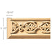 Running Palmette(Repeats 6), 3 1/2''w x 13/16''d x 8' length, Resin is priced per 8' length Carved Mouldings White River Hardwoods   