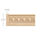 Frieze With Infinity Insert, 3 1/2"w x 13/16"d x 8' length Carved Mouldings Brown Wood, Inc   