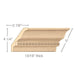 Light Rail Crown Moulding With Infinity Insert, 5"w x 13/16"d x 8' length Carved Mouldings Brown Wood, Inc   