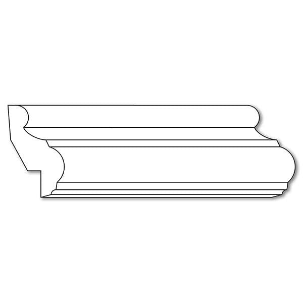 Traditional Panel Moulding (Lips 1/2 - 3/4), 2"w x 3/4"d