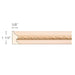 Rope, 1 1/4''w x 5/8''d Panel Mouldings White River Hardwoods   