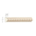 Small Beads (Repeats 1/4), 1''w x 5/8''d Panel Mouldings White River Hardwoods   