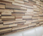 Sao Paolo, 25 sq.ft. per box, 12 x 60, Mix of 14 wood species Decorative Wall Panels Finium   