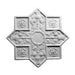 Renaissance Medallion, Plaster, 27"w x 25 1/2"h x 1/2"d, Made To Order Medallions - Plaster White River Hardwoods   