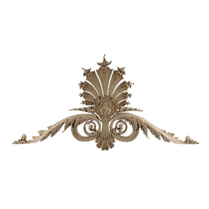 Shell Cartouche, Louis XV, 27 1/2"w x 14 1/4"h x 3/4"d, Made to Order, Not Returnable, MINIMUM ORDER AMOUNT $200